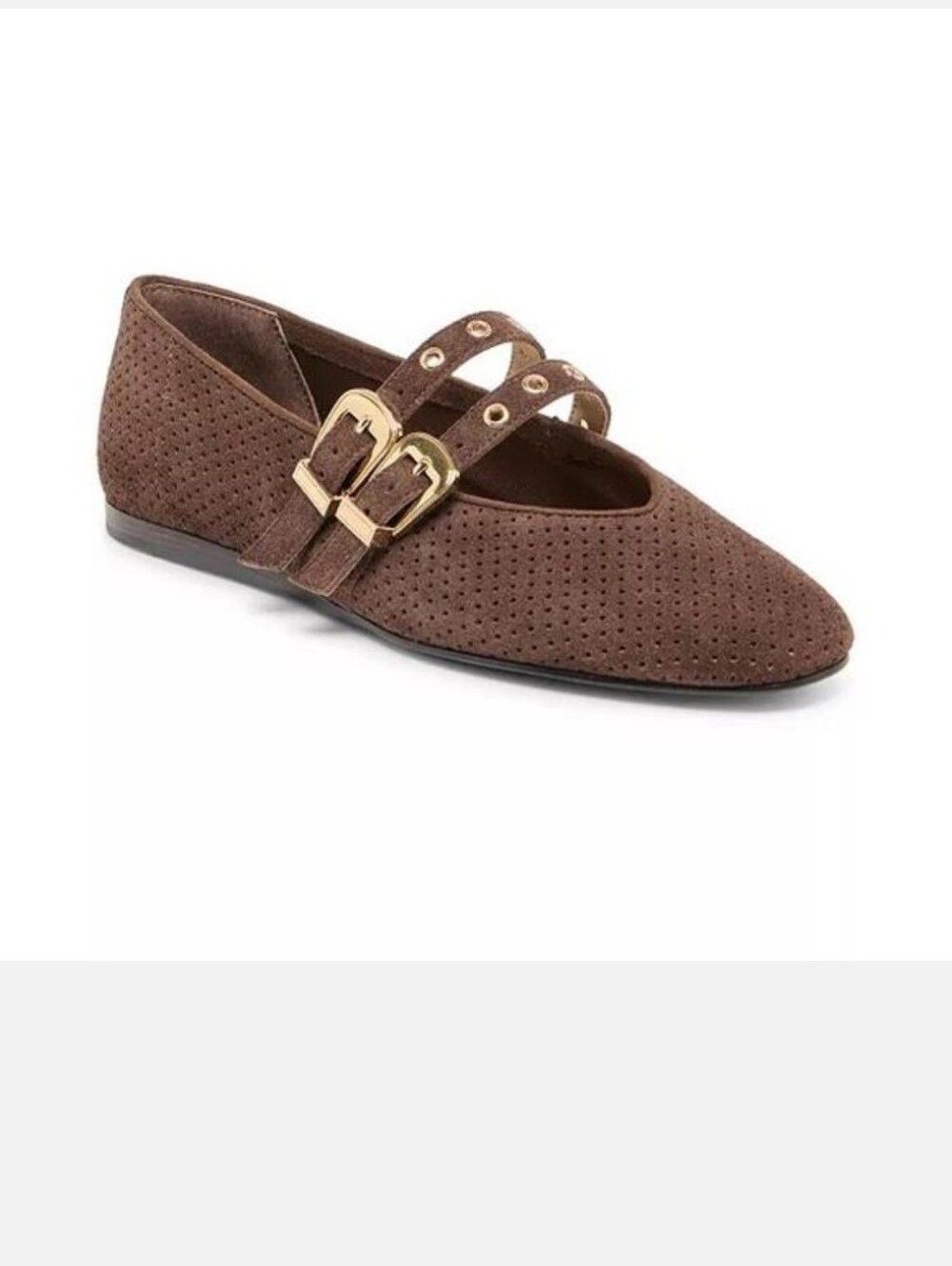 Dolce Vita Baylee Brown Suede Flat - Picture 4 of 8